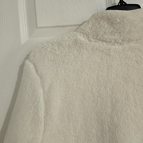 Isaac Mizrahi Soft Fuzzy Jacket Women's Size Large Zip-Up Oversized Stylish - Picture 6 of 8